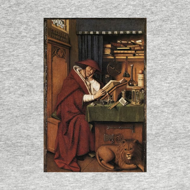 st jerome in his study 1432 - Jan van Eyck by Kollagio